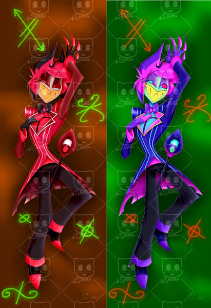 Alastor Vox Hazbin Hotel [Dakimakura] – Hidden Palace Games