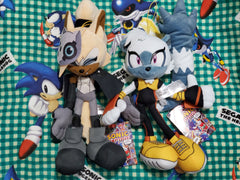 12" GE Whisper the Wolf Tangle the Lemur Plush stuffed toy animal Sonic the Hedgehog IDW Comic Great Eastern Entertainmeny