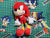 9" GE Classic Sonic Hedgehog Miles Tails Prower Knuckles Echidna Amy Rose Plush stuffed toy animal Great Eastern Entertainment