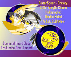 2.25" Guitarspear Adam Lute Gravity [Acrylic Charm]