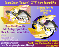 3.75" Adam Lute Guitarspear Gravity Hazbin Hotel [Enamel Pin]