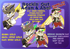 2.75" Adam Abel Rockin' Out Hazbin Hotel [Enamel Pin] ~PreOrder~