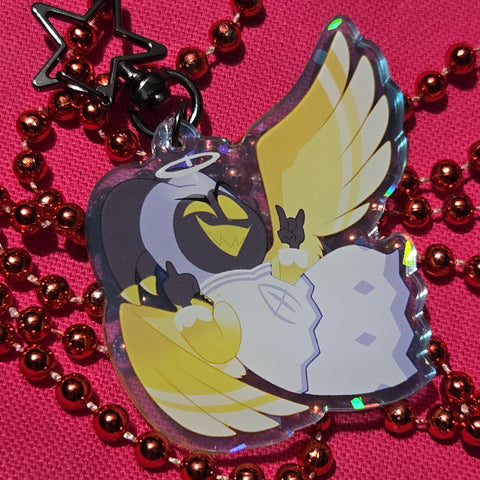 2.25" Adam Battle Hazbin Hotel [Acrylic Charm]
