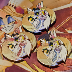 3" AdamsApple Adam Lucifer Morningstar Fallen Angel Demon Hazbin Hotel [Enamel Pin]