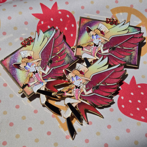 4" Golden Violinist Lucifer Hazbin Hotel [Enamel Pin]