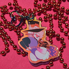 2.25" AdamsApple Adam Lucifer Hazbin Hotel [Acrylic Charm]