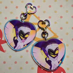 L2.25" Heart Protection Adam Hazbin Hotel [Acrylic Charm]