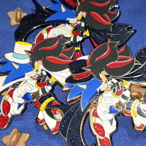 2.75" Sonic x Shadow Halloween [Enamel Pin]