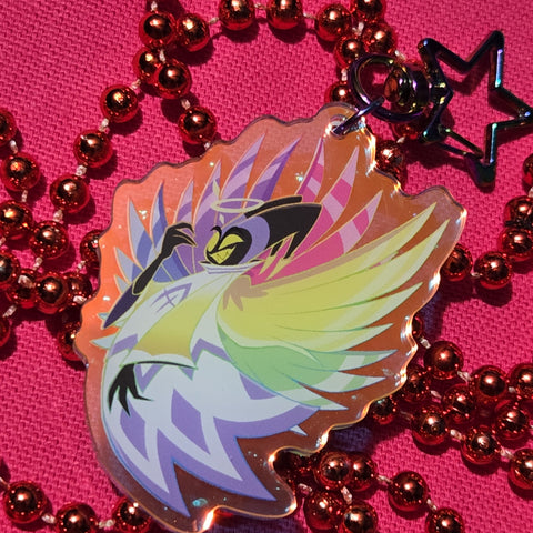 2.25" Adam First Man Rainbow Wings [Acrylic Charm]