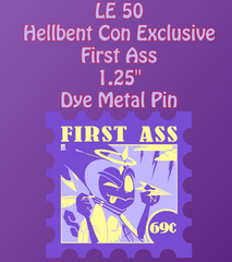 1 25" First Ass Stamp Pin Adam Angel Hazbin Hotel [Enamel Pin] ~Pre-Order~