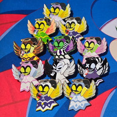 1.35" Adam Mystery Gacha First Man Angel Hazbin Hotel Dickmaster [Enamel Pin]