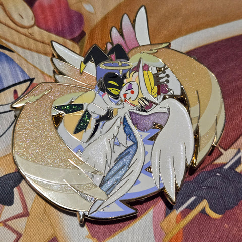 3" AdamsApple Adam Lucifer Morningstar Fallen Angel Demon Hazbin Hotel [Enamel Pin]