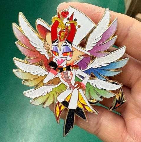 2.75" Winged Lucifer 2026 Updated Version Hazbin Hotel [Enamel Pin]