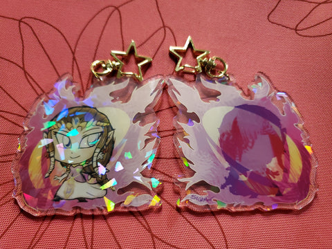 3" Princess Zelda Holographic Acrylic Keychain
