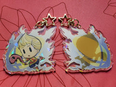 3" Lucas Holographic Acrylic Keychain