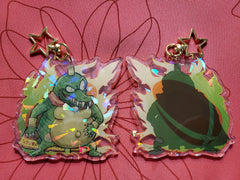 3" King K. Rool Holographic Acrylic Keychain