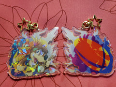 3" Banjo and Kazooie Holographic Acrylic Keychain