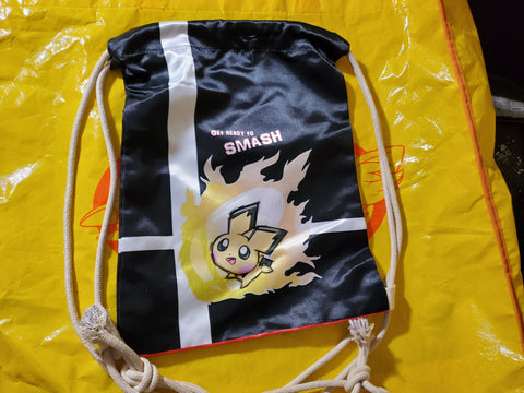 17" Pichu Drawstring Bag