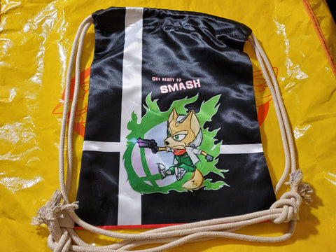 17" Fox McCloud Drawstring Bag