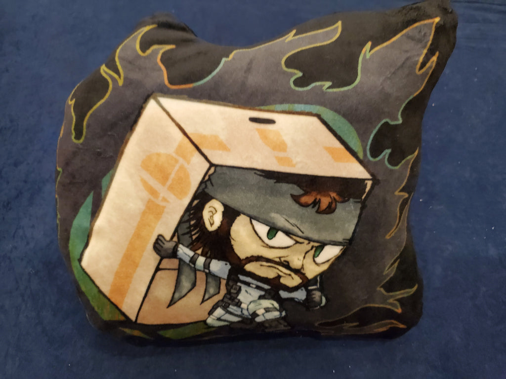 metal gear solid snake plush 12" Solid Snake Plush Pillow – Hidden Palace Games