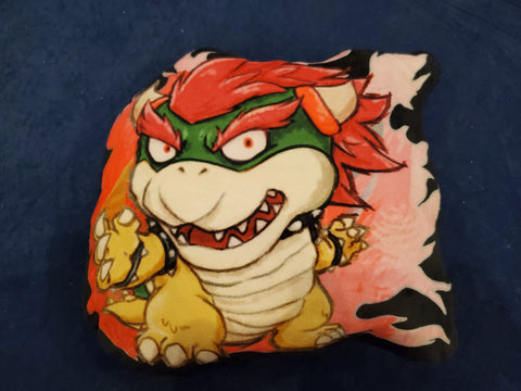 12" Bowser Plush Pillow