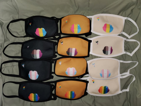 LGBT+ Fashion Mask Pride Trans Asexual Pansexual