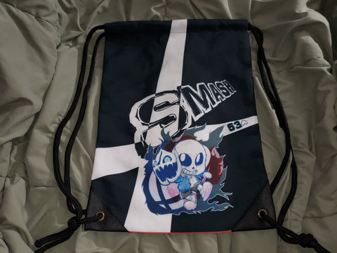 17" Sans (Mii Gunner ver.) Drawstring Bag