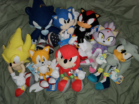 Various GE Sonic Plush