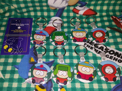 South Park Boys Normal and Sparkle Keychains