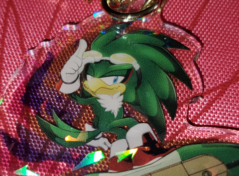 2.5" Jet the Hawk Holographic Keychain