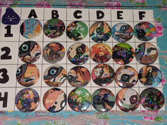 1.5" Custom Whisper Upcycled Pinback Buttons A