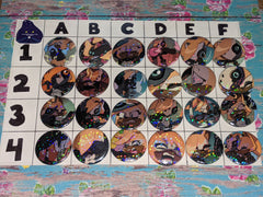 1.5" Custom Whisper Upcycled Pinback Buttons B